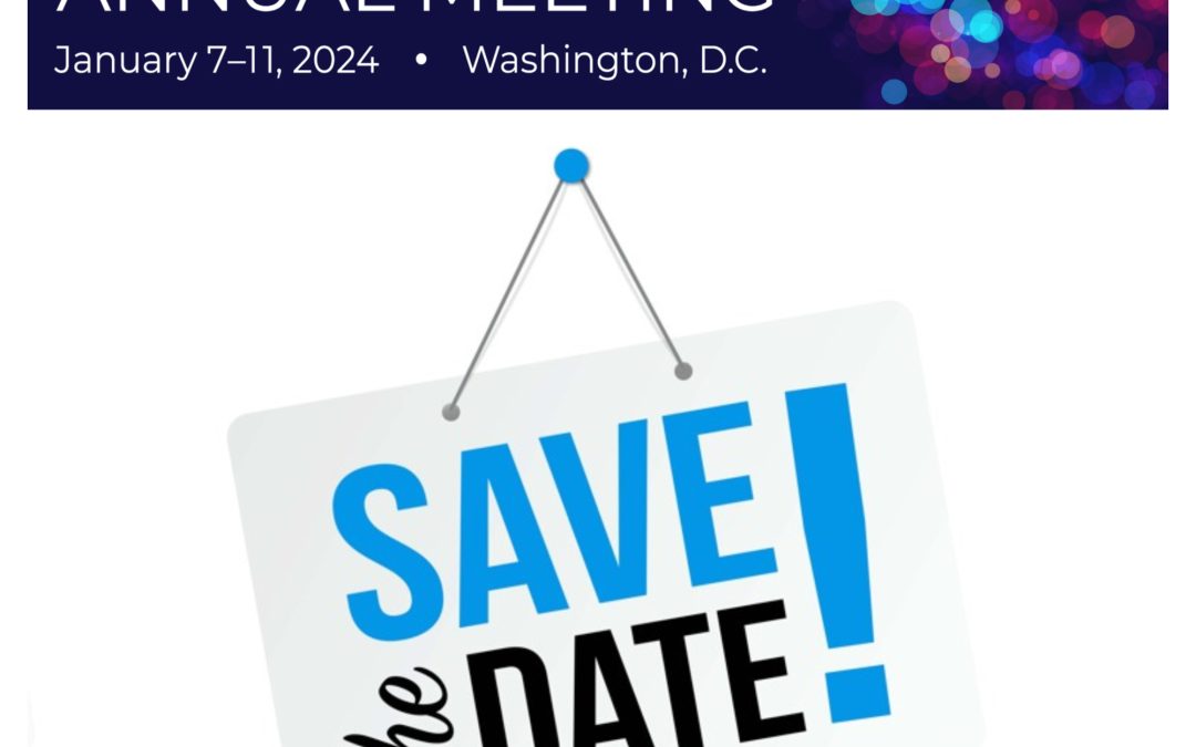 Save the Date! TRB 2024 is Coming…